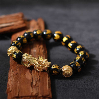 Pulsera de cuarzo Pixiu original del Feng Shui