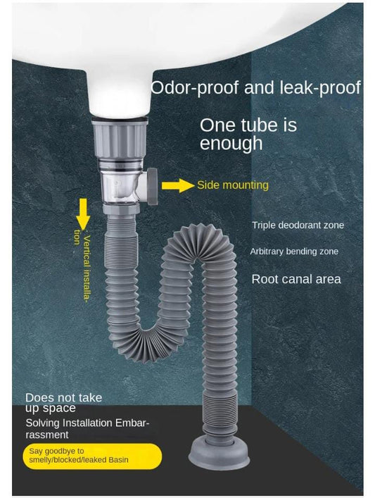 Tubo Inteligente para Lavabos CleanFlow 2 X 1